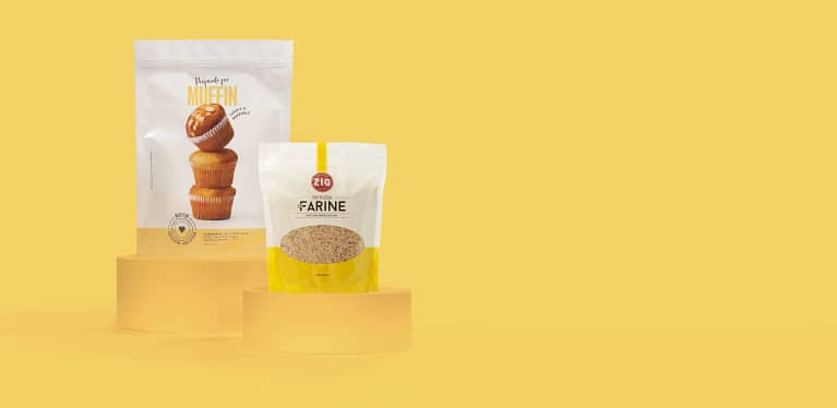 Custom packaging printed pouch for flour, pancake, baking mix - Flexie