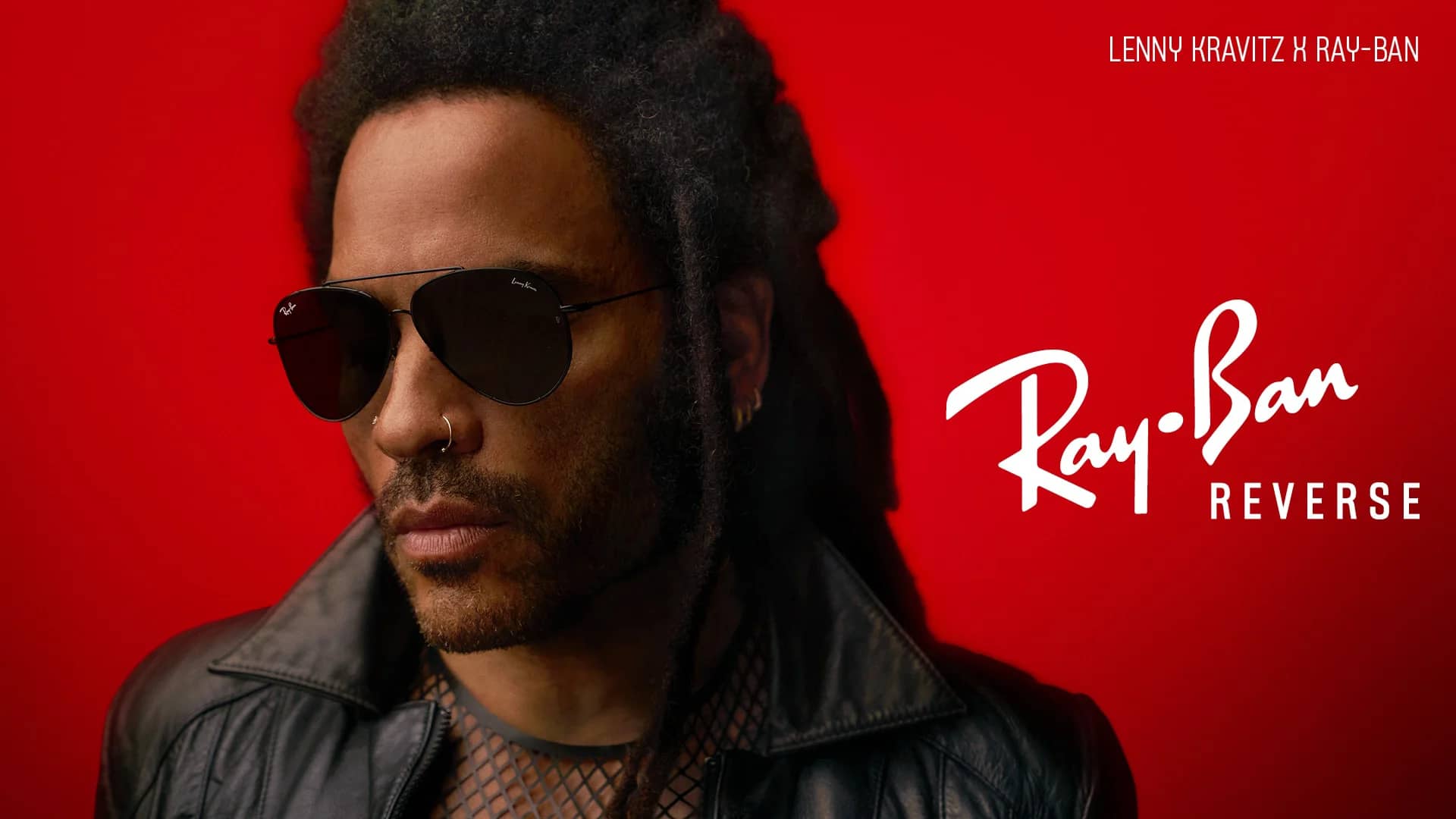 Occhiali da sole aviator Ray-Ban con Lenny Kravitz