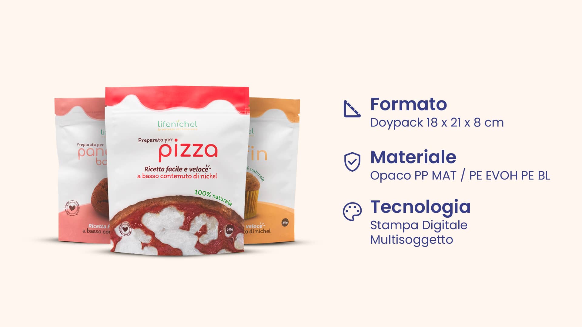 Caso studio food packaging per LifeNichel