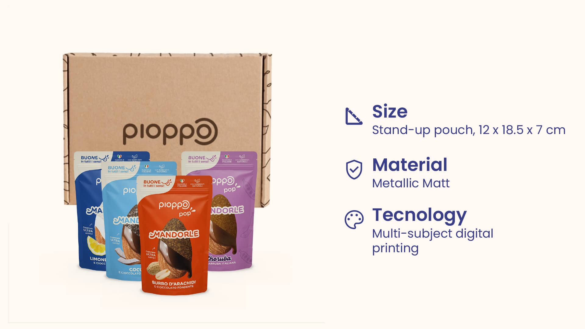 Case study Pioppo food packaging