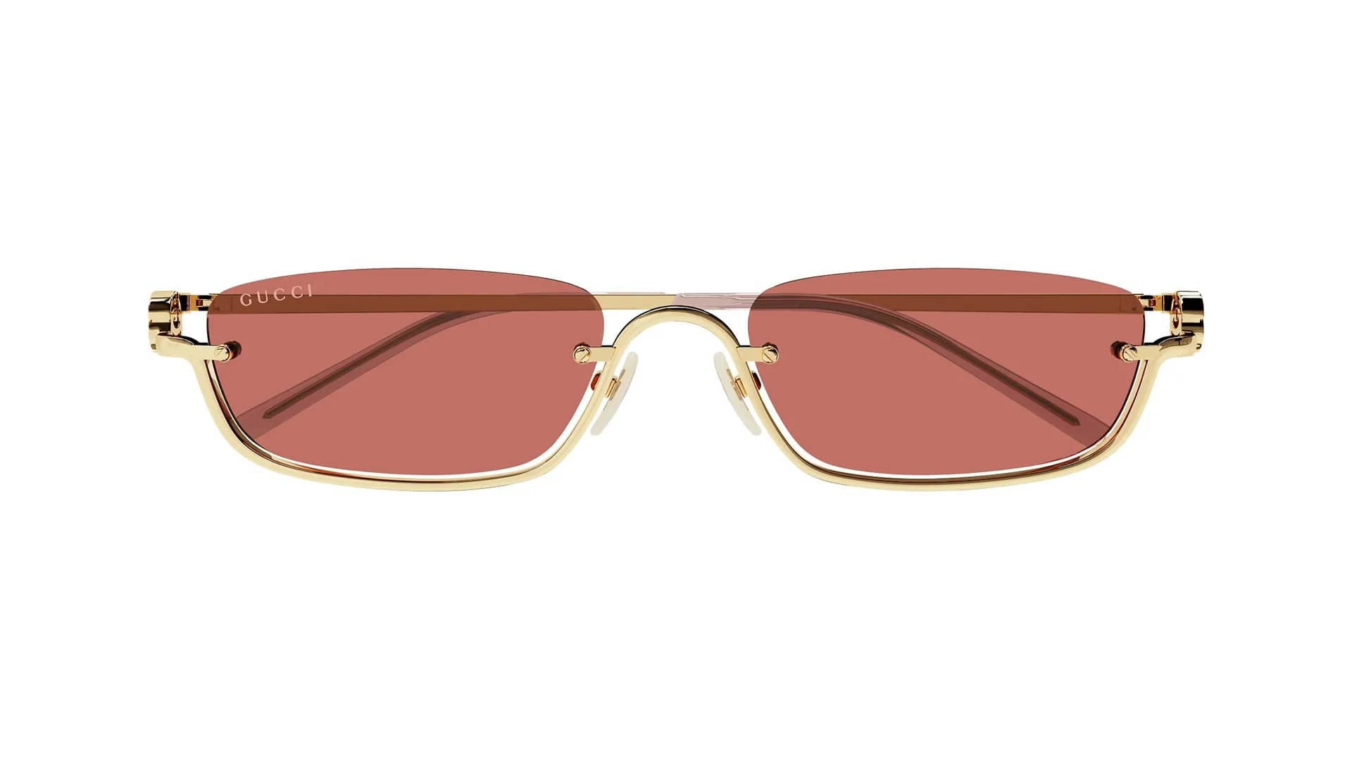 Occhiali da sole Gucci gg1278s con lenti rosa